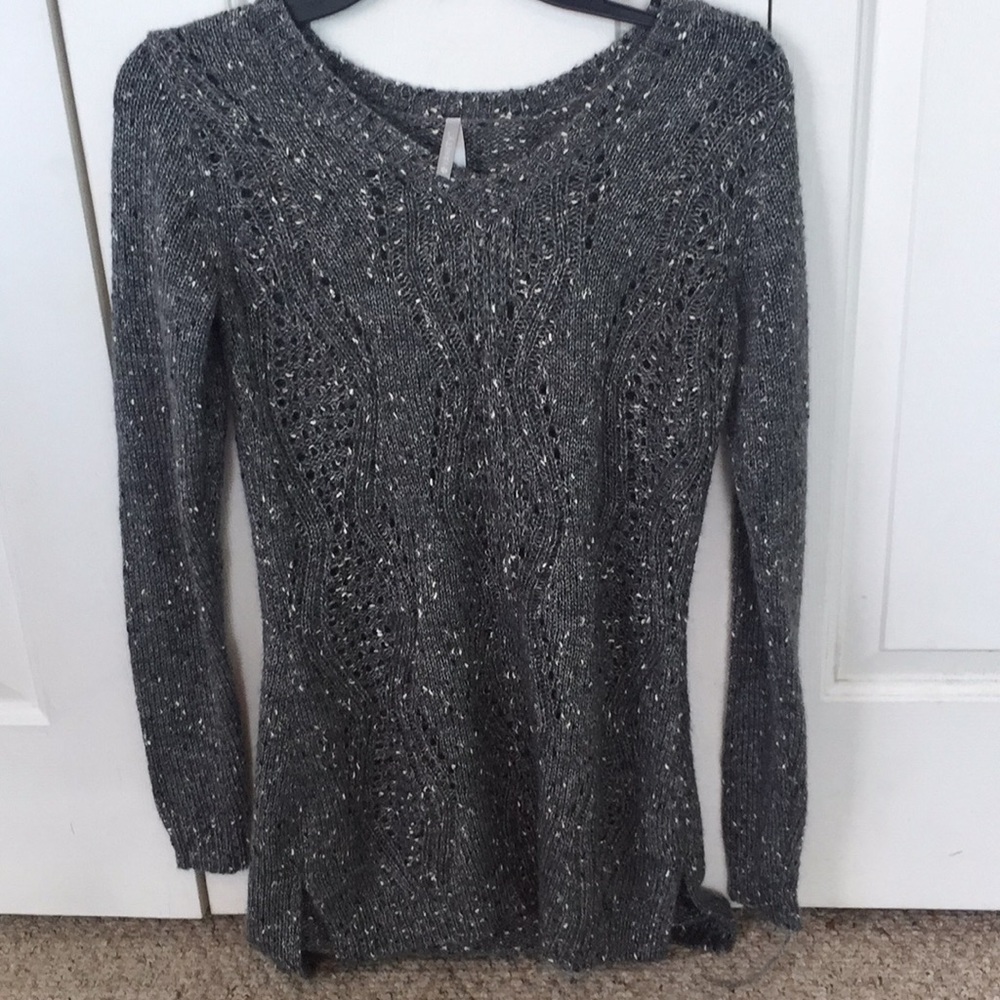 Cute Gray Crochet Vanity Top